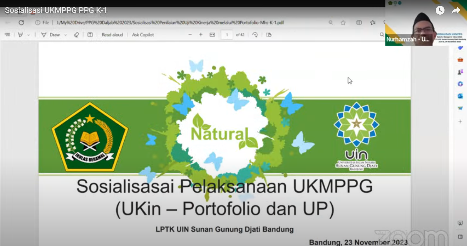 Sosalisasi Pelaksanaan UKMPPG Periode 62023
