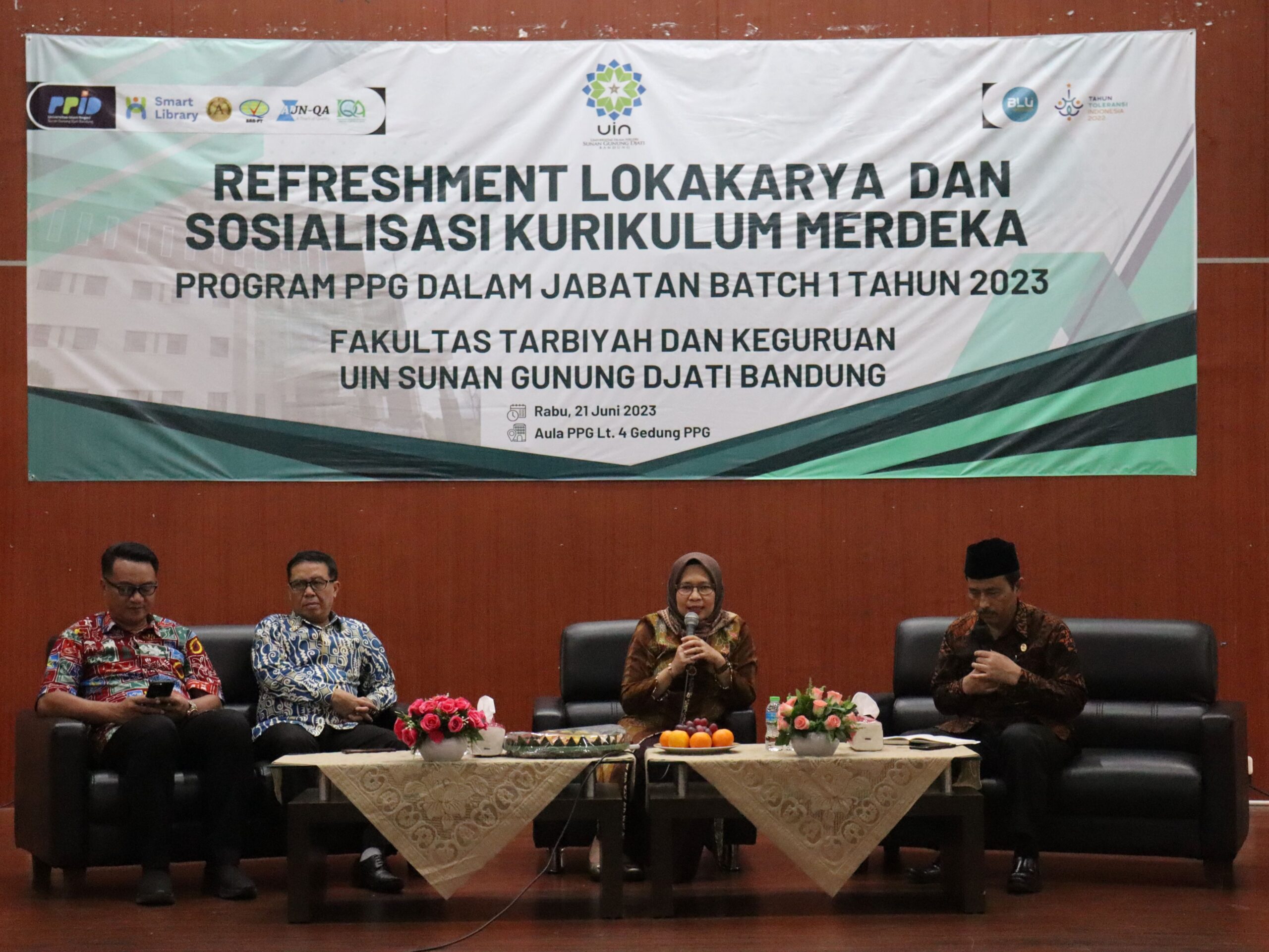 LPTK UIN Sunan Gunung Gunung Djati Bandung Melaksanakan Lokakarya Kurikulum Merdekan kepada Dosen