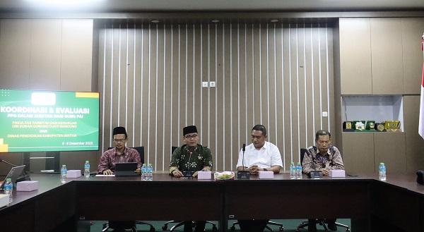 Monitoring Pelaksanaan PPG Daljab dari Dinas Pendidikan Kabupaten Bintan