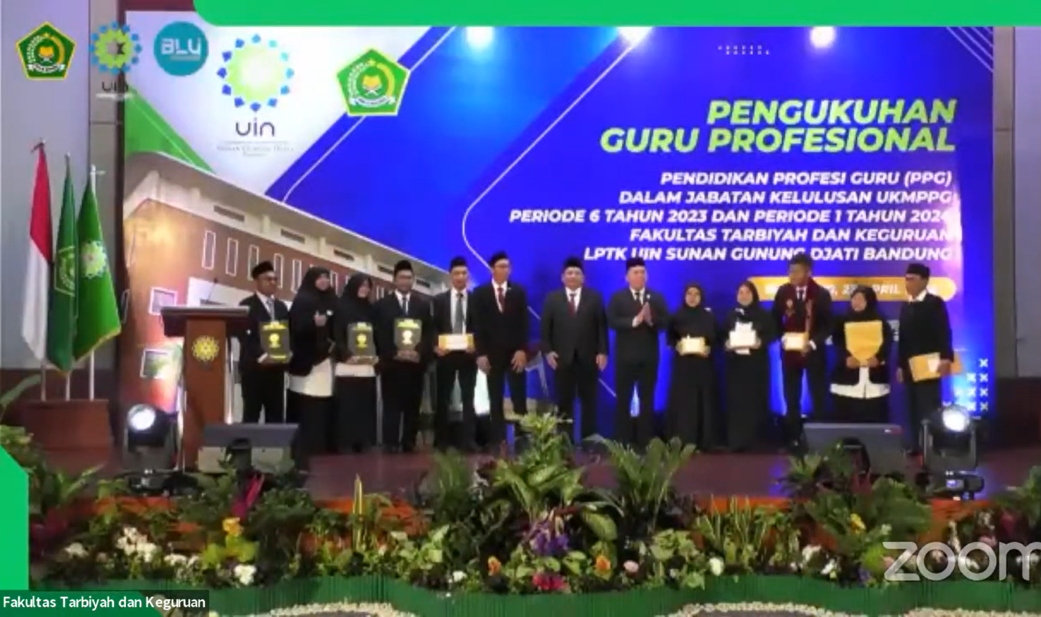 LPTK UIN Bandung Tahun 2024 Mengukuhkan 1.488 Guru Profesional