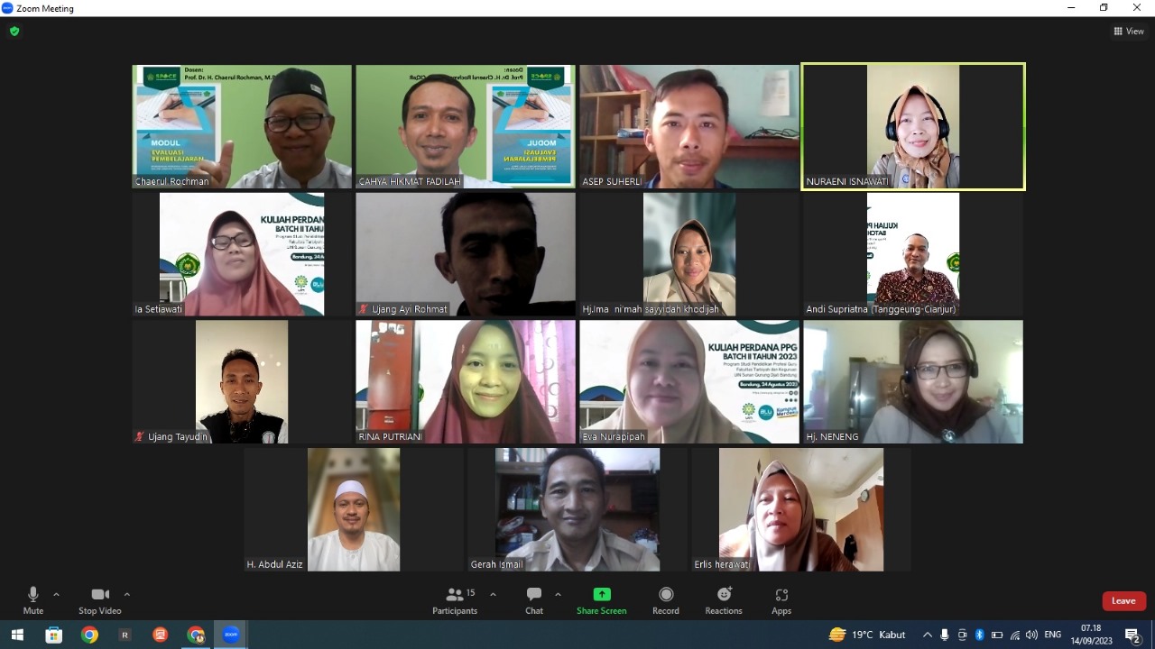 Video Conference (ViCon) Pendalaman Materi Pedagogik