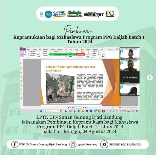 Pembinaan Kepramukaan dan Bela Negara untuk Menumbuhkan Jiwa Nasionalisme bagi Mahasiswa PPG