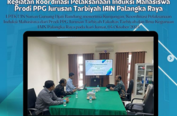 LPTK UIN Sunan Gunung Djati Bandung Terima Kunjungan dari PPG IAIN Palangka Raya untuk Koordinasi Pelaksanaan Induksi Mahasiswa PPG